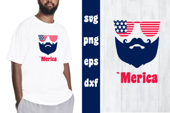 4th of July SVG, Fourth of July, Merica Graphics & Crafts