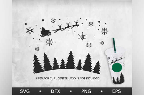 A Festive Graphic for Your Cold Cup Packaging