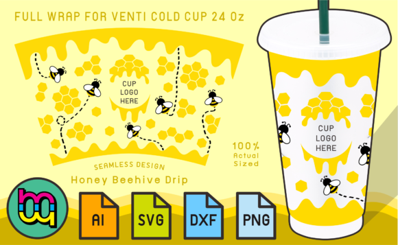 A Practical Review of the Honey Beehive Venti Cup Print Template