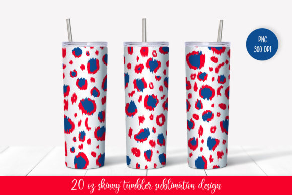 A Real Designer's Look at the Patriotic Leopard Tumbler Wrap