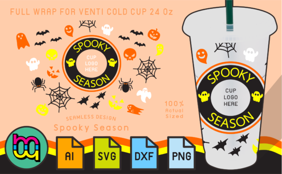 A Spooky Season SVG for Your Cold Cup Graphics