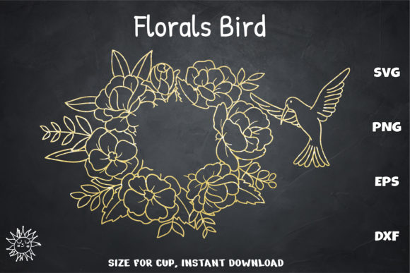 Bird Floral Wrap Venti Cup: Graphics & Crafts Review