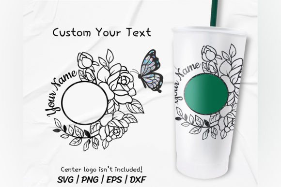 Butterfly Custom Venti Cold Cup 24 Oz Graphics & Crafts
