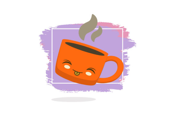 Coffee Cup Cute Kawaii Brush Background: A Stitcher's Review