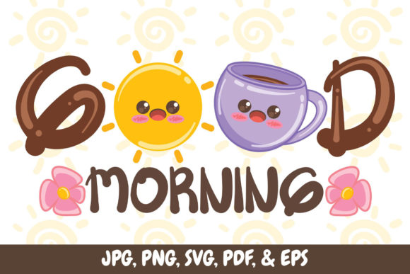 Crafting with Cute Sun and Coffee Cup Graphics