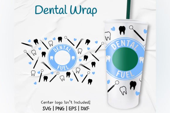 Dental Full Wrap Venti Cup: Graphics & Crafts Design