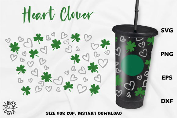 Heart Clover Leaf Wrap Venti Cold Cup Embroidery Review