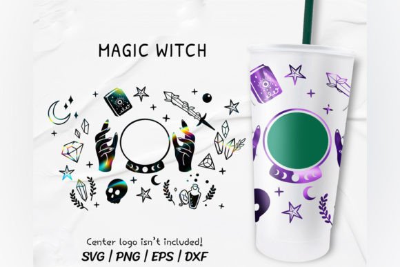 Magic Boho Venti Cold Cup Graphics for Crafts