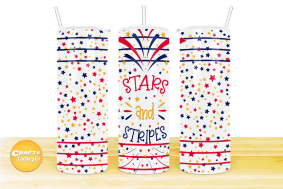 Skinny Tumbler Sublimation 4th of July Graphics for Crafts