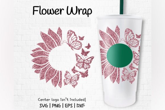 Sunflowers Design Venti Cold Cup: Graphics & Crafts