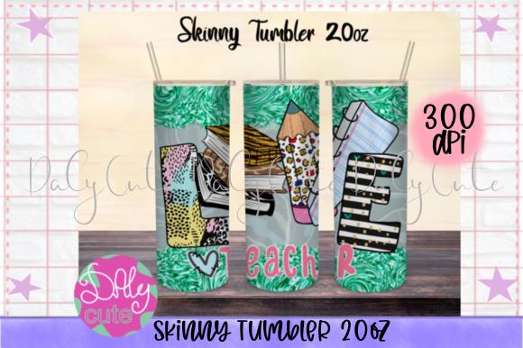 Teacher 20oz Skinny Tumbler Review: Graphics & Print