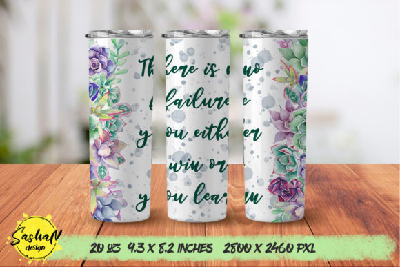Using a Motivational Succulent Tumbler Graphic for Professional Blog Design