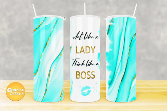 When a Bold Statement Fits a Skinny Tumbler Design